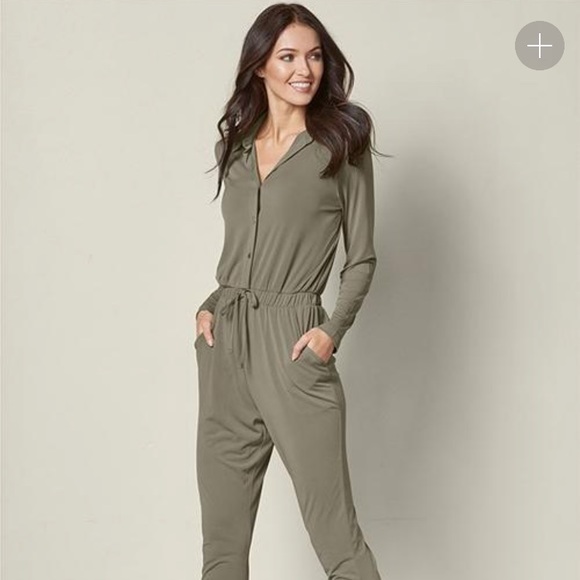 venus green jumpsuit